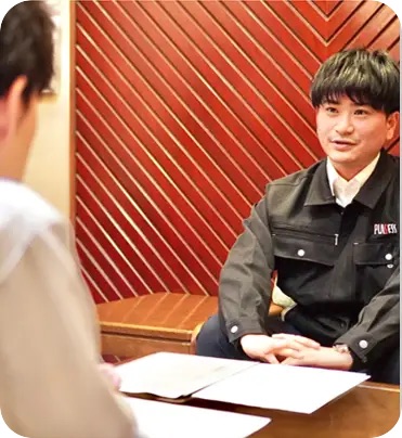 営業の現場写真